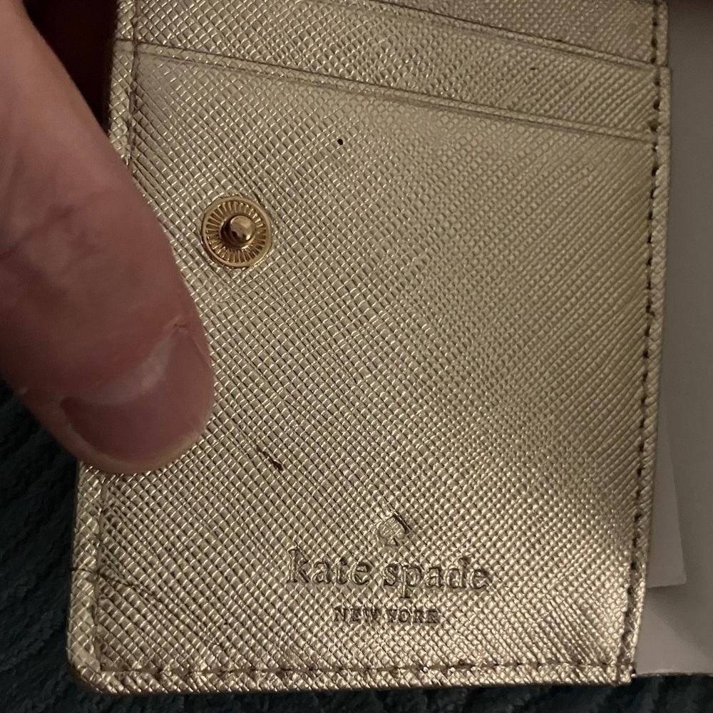 Kate Spade Metallic Gold Wallet - Picture 7 of 7